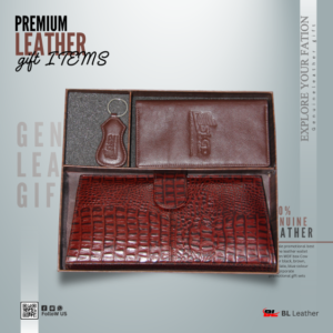 Genuine Leather Corporate Gift Set